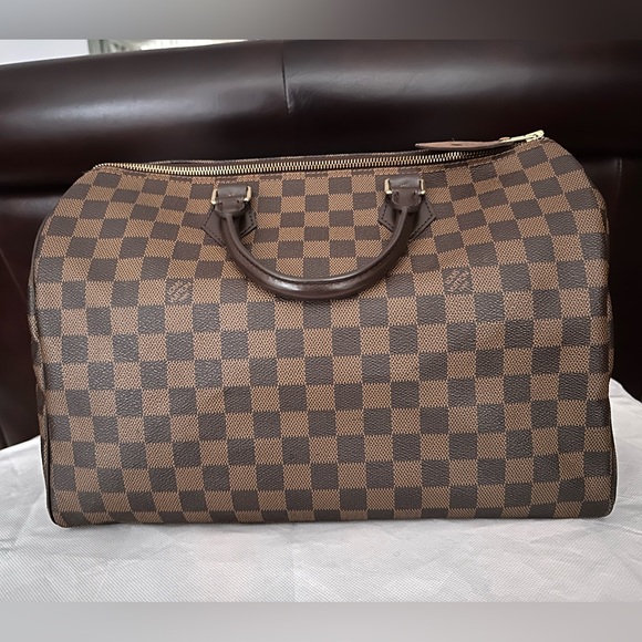 Louis Vuitton Speedy 35 in Damier Ebene Canvas - Picture 1 of 16
